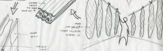 Sketch of Mycelium growth storage
